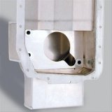 Moroso Mitsubishi 2.0L DOHC Turbo 4G63 Kicked Out Road Race Baffled 6.25qt 6.5in Aluminum Oil Pan thumbnail 2