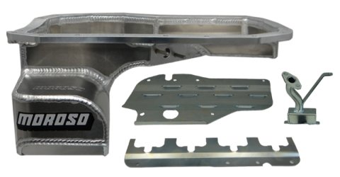 Moroso Mitsubishi Evo 7/8/9 (w/Lower Intercooler Pipe) Road Race Baffled Wet Sump 6.5qt Alum Oil Pan thumbnail 3