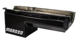 Moroso Pre-80 Chevrolet SBC/Dart Little M Power Pouch Wet Sump 7qt 8.25in Steel Oil Pan - Black thumbnail 2