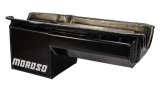 Moroso Pre-80 Chevrolet SBC/Dart Little M Power Pouch Wet Sump 7qt 8.25in Steel Oil Pan - Black thumbnail 6