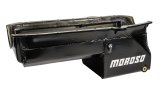 Moroso Pre-80 Chevrolet SBC/Dart Little M Power Pouch Wet Sump 7qt 8.25in Steel Oil Pan - Black thumbnail 7