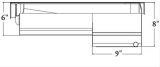 Moroso Chevrolet Big Block Mark IV Drag Race Baffled Power Pouch Wet Sump 7qt 8in Steel Oil Pan thumbnail 3