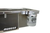 Moroso GM LS/93-02 F Body (w/Spin-On Oil Filter Adapter) Drag Race Wet Sump 6qt 6in Aluminum Oil Pan thumbnail 1