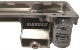 Moroso GM LS/Early F-Body (w/Spin-On Oil Filter Adapter) Road Race Wet Sump 7qt 6in Aluminum Oil Pan thumbnail 1