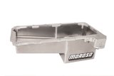 Moroso GM LS/16-Up COPO Camaro (w/Rear Sump) Drag Race Baffled Wet Sump 7qt 7.5in Aluminum Oil Pan thumbnail 5