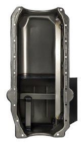 Moroso Pre-85 Chevrolet Small Block (w/Passenger Side Dipstick) Wet Sump 7qt 8in Steel Oil Pan - Blk thumbnail 8
