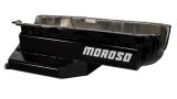 Moroso Pre-85 Chevrolet Small Block (w/Passenger Side Dipstick) Wet Sump 6qt 6.5in Steel Oil Pan thumbnail 1