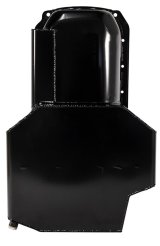 Moroso Pre-85 Chevrolet Small Block (w/Passenger Side Dipstick) Wet Sump 6qt 6.5in Steel Oil Pan thumbnail 3