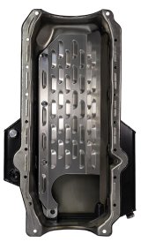 Moroso 86-Up Chevrolet Small Block (w/1 Piece Rear Main Seal) Wet Sump 6qt 6.5in Steel Oil Pan thumbnail 5