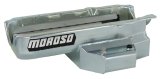 Moroso 86-Up Chevrolet Small Block (w/1 Piece Rear Main Seal) Wet Sump 6qt 6.5in Steel Oil Pan thumbnail 6