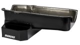 Moroso Pre-80 Chevrolet SBC (w/Driver Side Dipstick) Wet Sump 7qt 7.5in Steel Oil Pan - Black thumbnail 8