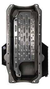 Moroso Pre-85 Chevrolet Small Block (w/Passenger Side Dipstick) Wet Sump 7qt 7-1/8in Steel Oil Pan thumbnail 4
