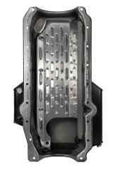 Moroso 86-Up Chevrolet Small Block (w/1 Piece Rear Main Seal) Wet Sump 7qt 7-1/8in Steel Oil Pan thumbnail 4