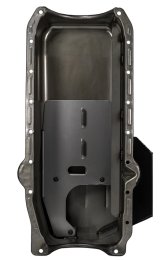 Moroso 86-Up Chevrolet Small Block (w/1 Pc Rear Main Seal) Wet Sump 7qt 7.5in Steel Oil Pan - Black thumbnail 9
