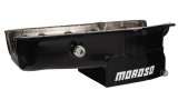 Moroso 86-Up Chevrolet Small Block (w/1in Inspection Bung) Wet Sump 7qt 7.5in Steel Oil Pan thumbnail 1