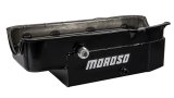 Moroso Pre-80 Chevrolet Small Block (w/1in Inspection Bung) Wet Sump 8qt 6.5in Steel Oil Pan thumbnail 1
