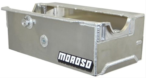 Moroso Pre-85 Chevrolet Small Block (w/No Cross Member) Wet Sump 9.5qt 7.25in Aluminum Oil Pan
