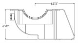 Moroso Dart/Brodix Small Block (w/Three Pick Ups) Sprint Car Dry Sump 6.5in Aluminum Oil Pan thumbnail 1