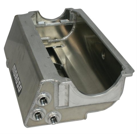 Moroso Donovan H/C 410 Small Block (w/Three Pick Ups) Sprint Car Dry Sump 6.5in Aluminum Oil Pan
