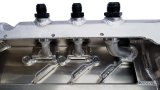 Moroso Dart/Rocket Spread Rail Dirt Late Model (w/Three Pick Ups) Dry Sump 6.5in Aluminum Oil Pan thumbnail 1