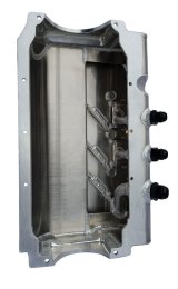 Moroso Dart/Rocket Spread Rail Dirt Late Model (w/Three Pick Ups) Dry Sump 6.5in Aluminum Oil Pan thumbnail 5