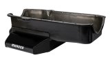 Moroso Pre-80 Chevrolet SBC (w/2 Pc Seal & Low Clearance) Wet Sump 7qt 7in Steel Oil Pan - Black thumbnail 2
