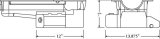 Moroso Pre-80 Chevrolet SBC (w/2 Pc Seal & Low Clearance) Wet Sump 7qt 7in Steel Oil Pan - Black thumbnail 3