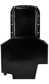 Moroso Pre-80 Chevrolet SBC (w/2 Pc Seal & Low Clearance) Wet Sump 7qt 7in Steel Oil Pan - Black thumbnail 4