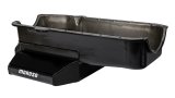 Moroso Pre-80 Chevrolet SBC (w/2 Pc Seal & Low Clearance) Wet Sump 7qt 7in Steel Oil Pan - Black thumbnail 6