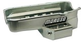 Moroso Pre-80 Chevrolet SBC (w/2 Pc Seal & Low Clearance) Wet Sump 7qt 7in Steel Oil Pan - Black thumbnail 8