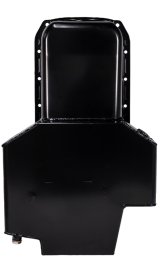 Moroso Pre-80 Chevrolet SBC (w/2 Pc Seal & Low Clearance) Wet Sump 7qt 7in Steel Oil Pan - Black thumbnail 9