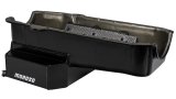 Moroso Pre-80 Chevrolet Small Block (w/2 Pc Seal) Road Race Wet Sump 7qt 7.5in Steel Oil Pan - Black thumbnail 1