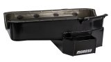 Moroso Pre-80 Chevrolet Small Block (w/2 Pc Seal) Road Race Wet Sump 7qt 7.5in Steel Oil Pan - Black thumbnail 7
