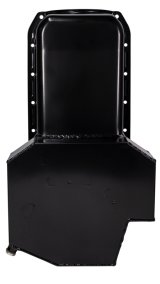Moroso Pre-80 Chevrolet Small Block (w/2 Pc Seal) Road Race Wet Sump 7qt 7.5in Steel Oil Pan - Black thumbnail 9