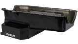 Moroso 80-85 Chevy Small Block/Dart (w/2 Pc Seal) Road Race Wet Sump 7qt 7.5in Steel Oil Pan - Black thumbnail 1