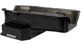 Moroso 80-85 Chevy Small Block/Dart (w/2 Pc Seal) Road Race Wet Sump 7qt 7.5in Steel Oil Pan - Black thumbnail 6