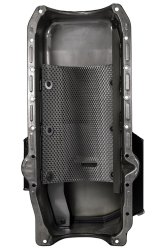 Moroso 86-Up Chevrolet Small Block (w/1 Pc Seal) Road Race Wet Sump 7qt 7.5in Steel Oil Pan - Black thumbnail 3