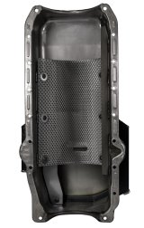 Moroso 86-Up Chevrolet Small Block (w/1 Pc Seal) Road Race Wet Sump 7qt 7.5in Steel Oil Pan - Black thumbnail 9