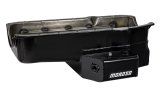 Moroso 80-85 Chevy SBC/Dart (w/2 Pc Seal/Low Clearance) Wet Sump 7qt 7in Steel Oil Pan - Black thumbnail 1