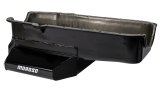 Moroso 80-85 Chevy SBC/Dart (w/2 Pc Seal/Low Clearance) Wet Sump 7qt 7in Steel Oil Pan - Black thumbnail 2