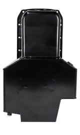 Moroso 80-85 Chevy SBC/Dart (w/2 Pc Seal/Low Clearance) Wet Sump 7qt 7in Steel Oil Pan - Black thumbnail 3