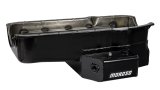 Moroso 80-85 Chevy SBC/Dart (w/2 Pc Seal/Low Clearance) Wet Sump 7qt 7in Steel Oil Pan - Black thumbnail 7