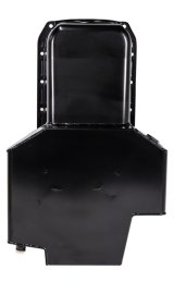 Moroso 80-85 Chevy SBC/Dart (w/2 Pc Seal/Low Clearance) Wet Sump 7qt 7in Steel Oil Pan - Black thumbnail 8