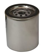 Moroso Chevrolet 13/16in Thread 4-9/32in Tall Oil Filter - Chrome thumbnail 1