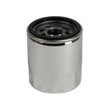 Moroso 97-06 Early GM LS 13/16in Thread 3-1/2in Tall Oil Filter - Chrome thumbnail 1