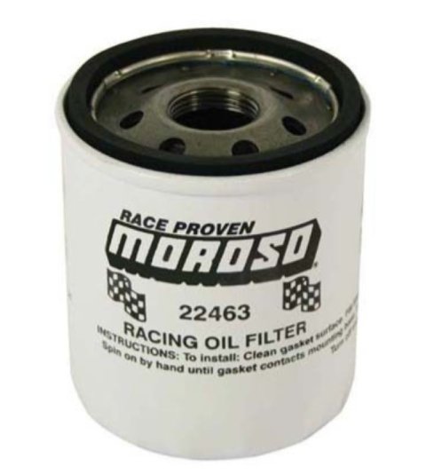Moroso GM LS/Ford 4.6/5.0/5.4/Import 22mm-1.5 Thread 3-1/2in Tall Oil Filter - Racing thumbnail 2