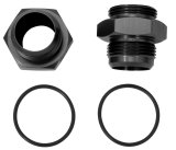 Moroso Vacuum Pump Fitting 16An to -16An w/O-Ring - Aluminum - 2 Pack thumbnail 3