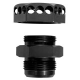 Moroso Positive Seal Fitting -16An - Black Anodized Aluminum - Single thumbnail 2