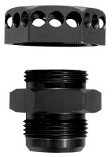 Moroso Positive Seal Fitting -16An - Black Anodized Aluminum - Single thumbnail 4