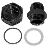 Moroso Positive Seal Fitting -12An - Black Anodized Aluminum - Single thumbnail 2